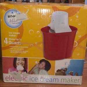 homemade ice cream maker